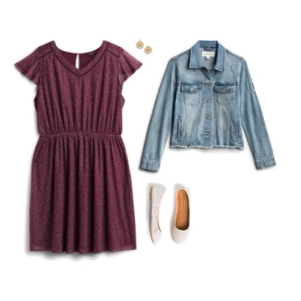 COPY - Stitch Fix - Papermoon Amaris Ruffle Detail Mesh Dress